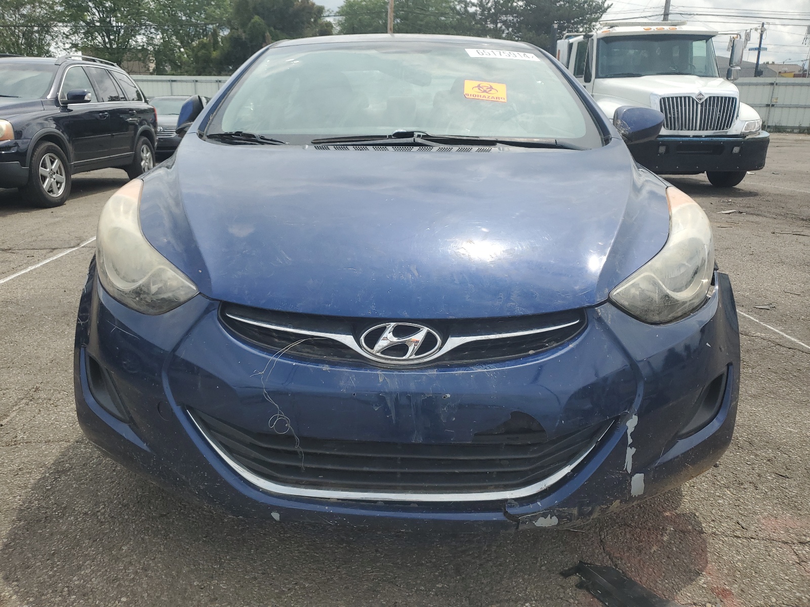 2013 Hyundai Elantra Gls vin: KMHDH4AE8DU607690