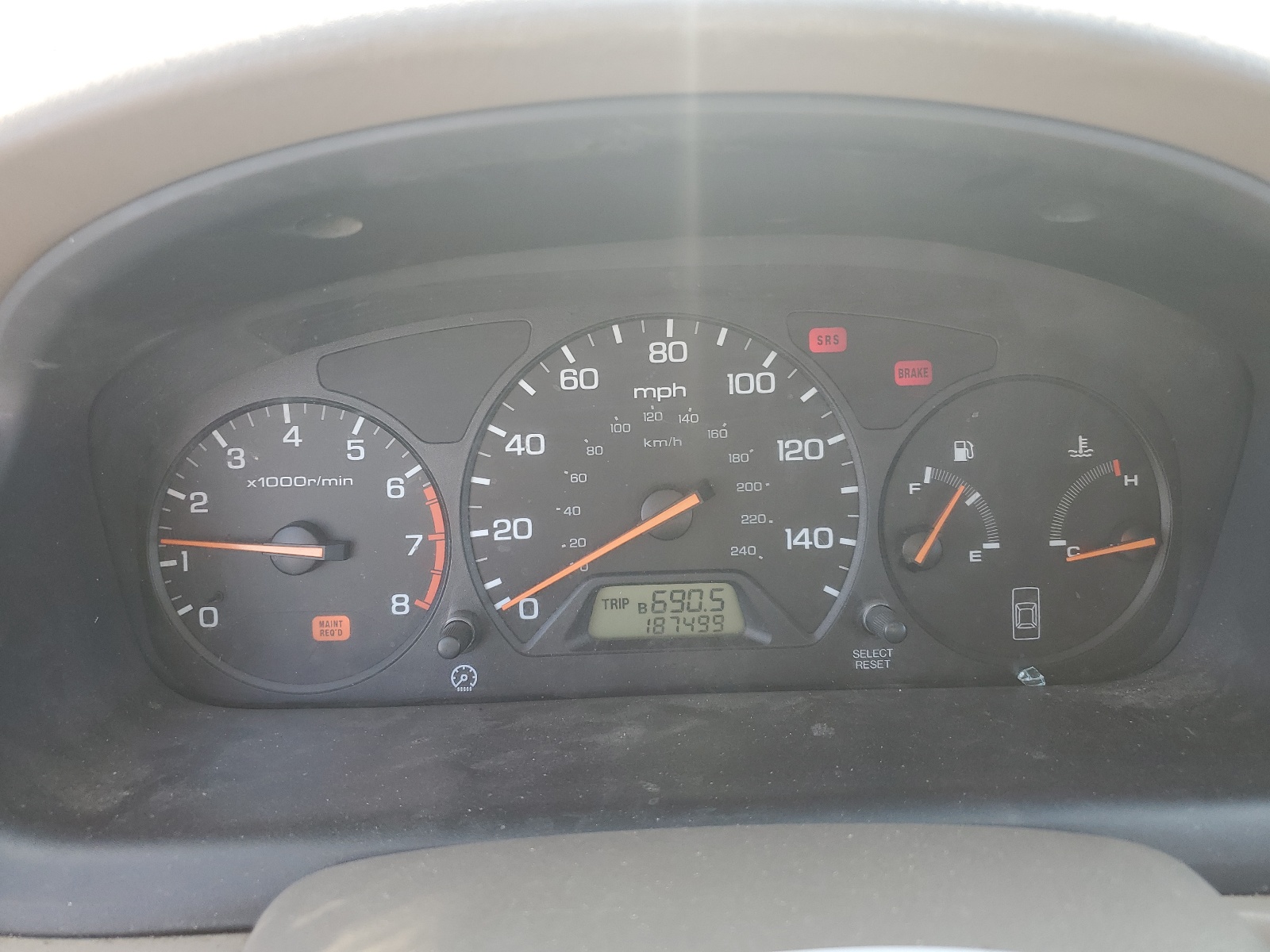 1HGCG5550XA020734 1999 Honda Accord Ex