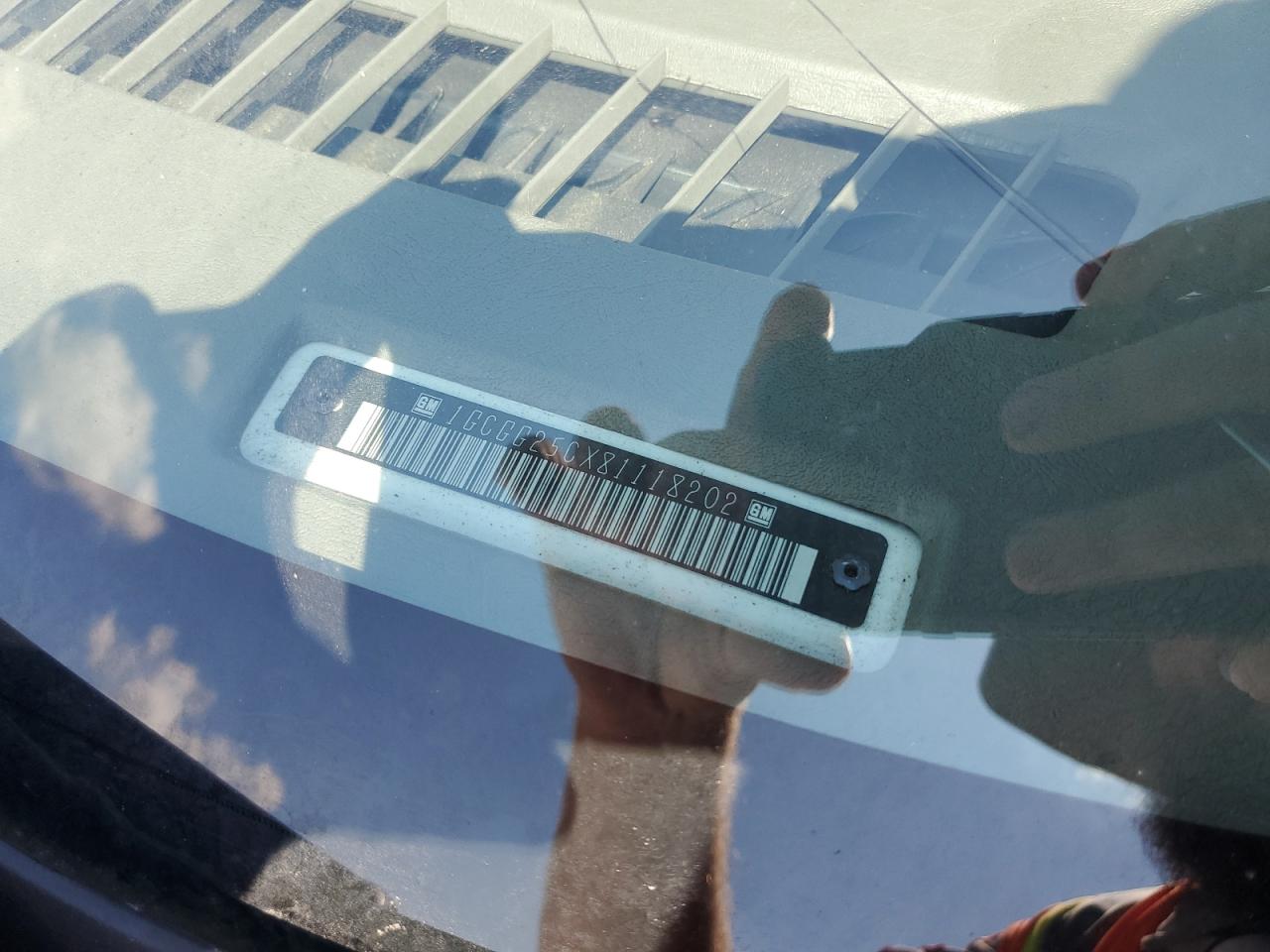 2008 Chevrolet Express G2500 VIN: 1GCGG25CX81118202 Lot: 60937364