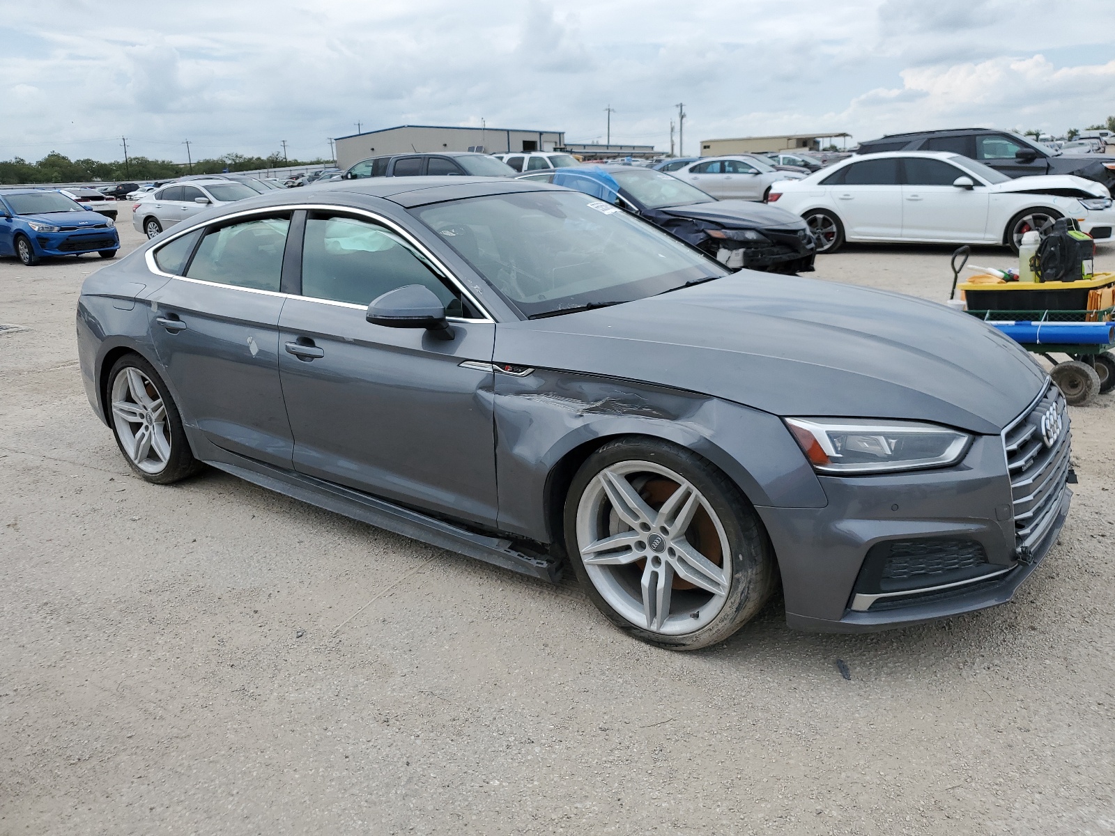 2018 Audi A5 Premium Plus S-Line vin: WAUENCF57JA004101