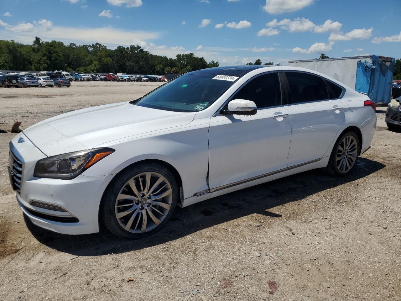 2015 Hyundai Genesis 5.0L VIN: KMHGN4JFXFU043753 Lot: 63884724