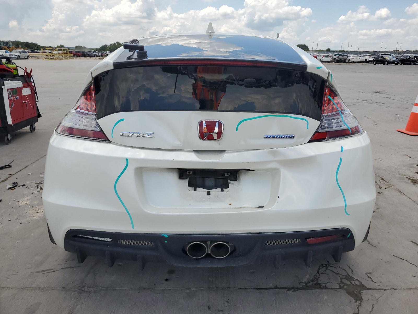 JHMZF1D64ES001348 2014 Honda Cr-Z Ex