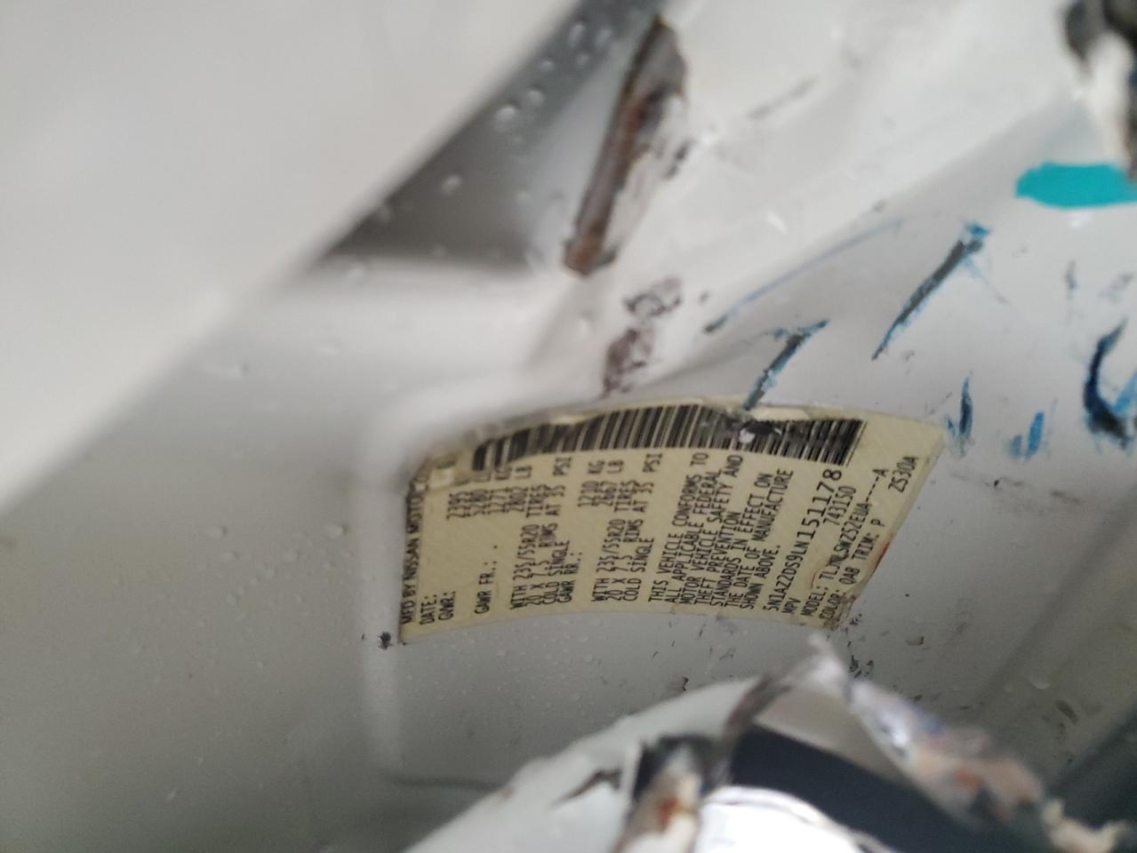 2020 Nissan Murano Platinum VIN: 5N1AZ2DS9LN151178 Lot: 63184924