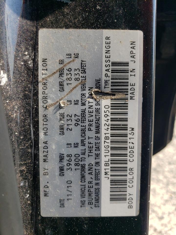 2011 Mazda 3 I VIN: JM1BL1UG7B1424950 Lot: 63523754