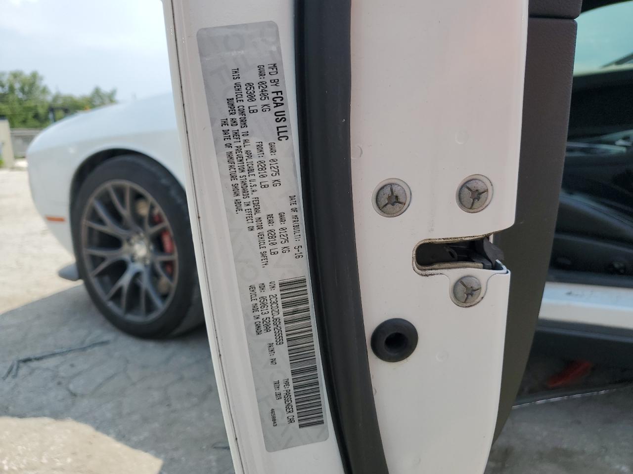 2016 Dodge Challenger Srt 392 VIN: 2C3CDZDJ6GH255559 Lot: 64618994