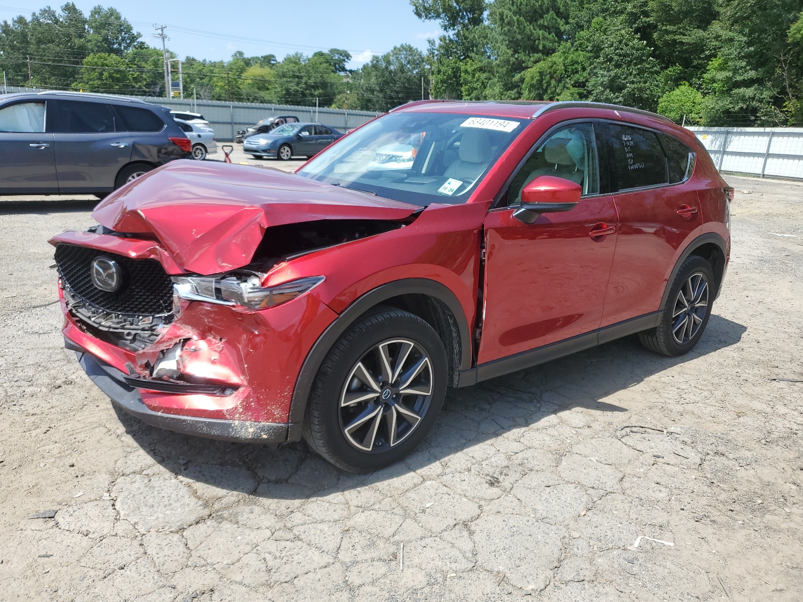 2017 Mazda Cx-5 Grand Touring vin: JM3KFADLXH0187607