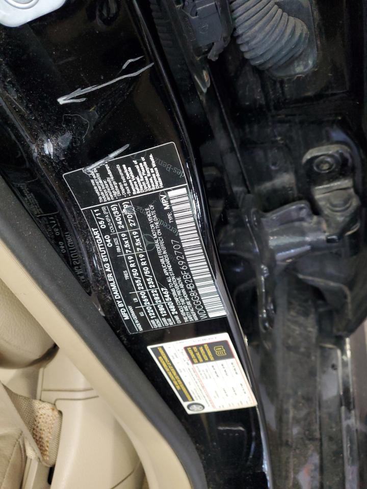 2011 Mercedes-Benz Glk 350 4Matic VIN: WDCGG8HB2BF692707 Lot: 63458634