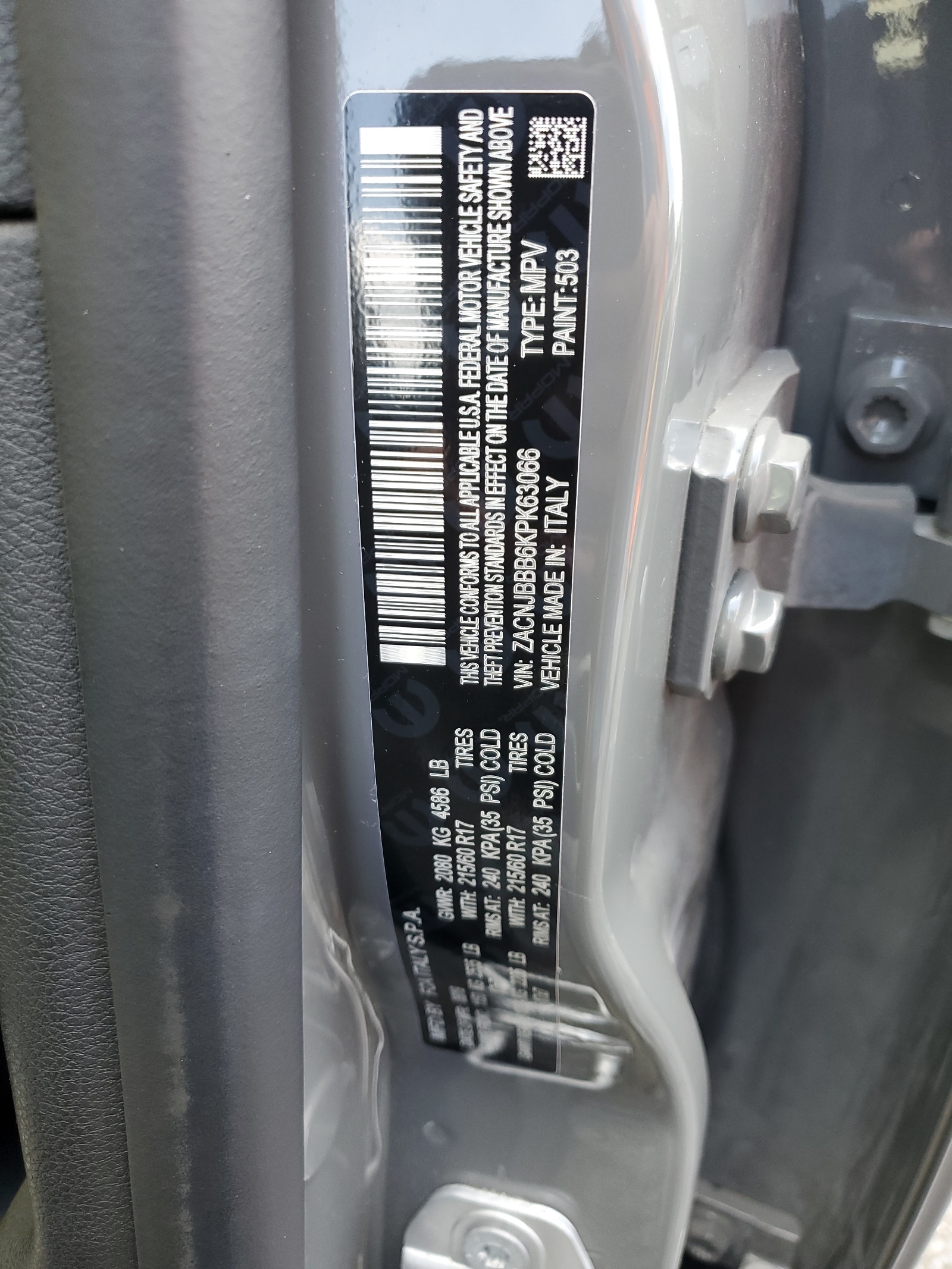 ZACNJBBB6KPK63066 2019 Jeep Renegade Latitude