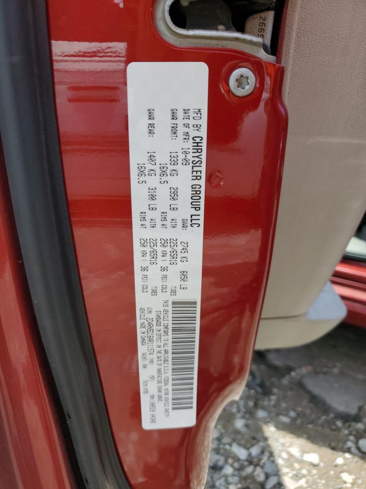 2010 Dodge Grand Caravan Sxt VIN: 2D4RN5D16AR111574 Lot: 65433474