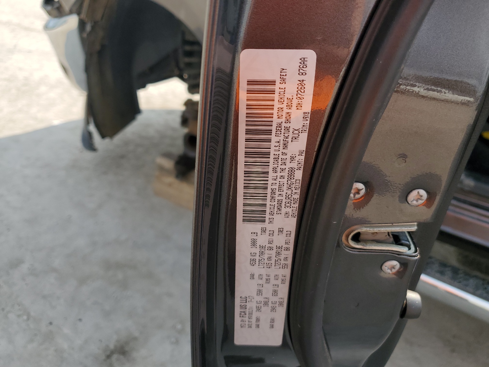 3C6UR5CJXHG789880 2017 Ram 2500 St