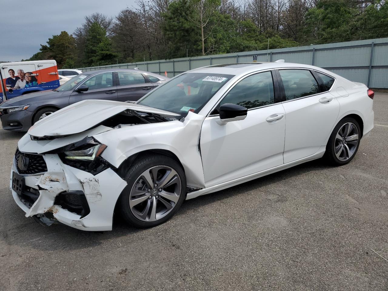 2021 Acura Tlx Advance VIN: 19UUB5F67MA005248 Lot: 63148974