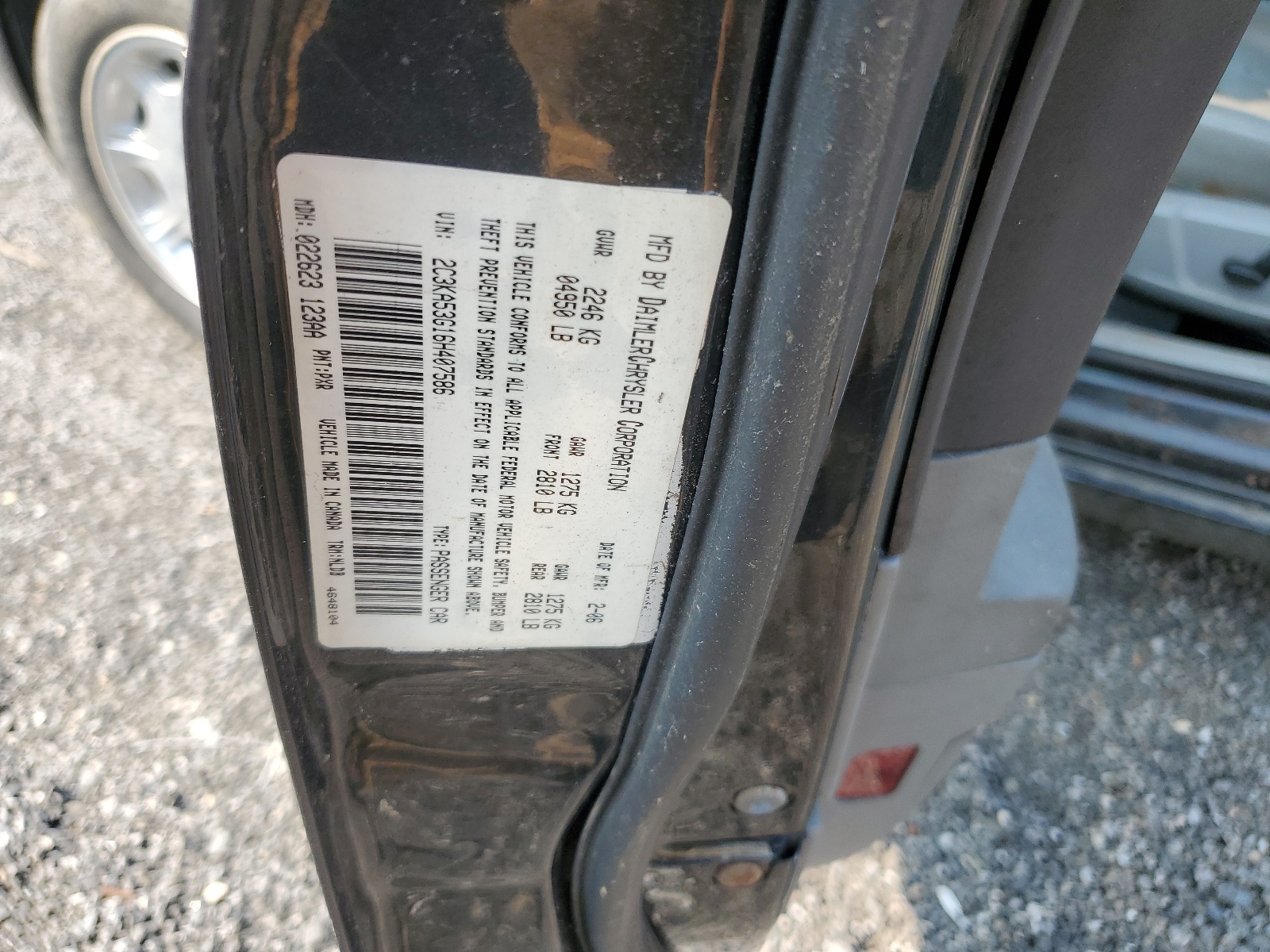 2C3KA53G16H407586 2006 Chrysler 300 Touring