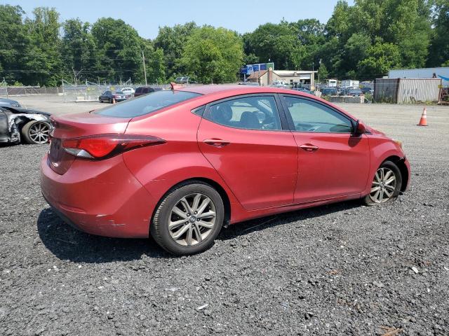  HYUNDAI ELANTRA 2015 Czerwony