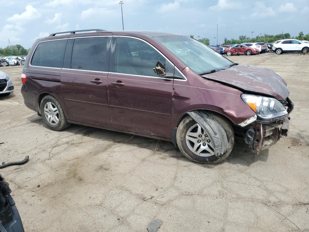 2007 Honda Odyssey Ex VIN: 5FNRL38467B046614 Lot: 62008224