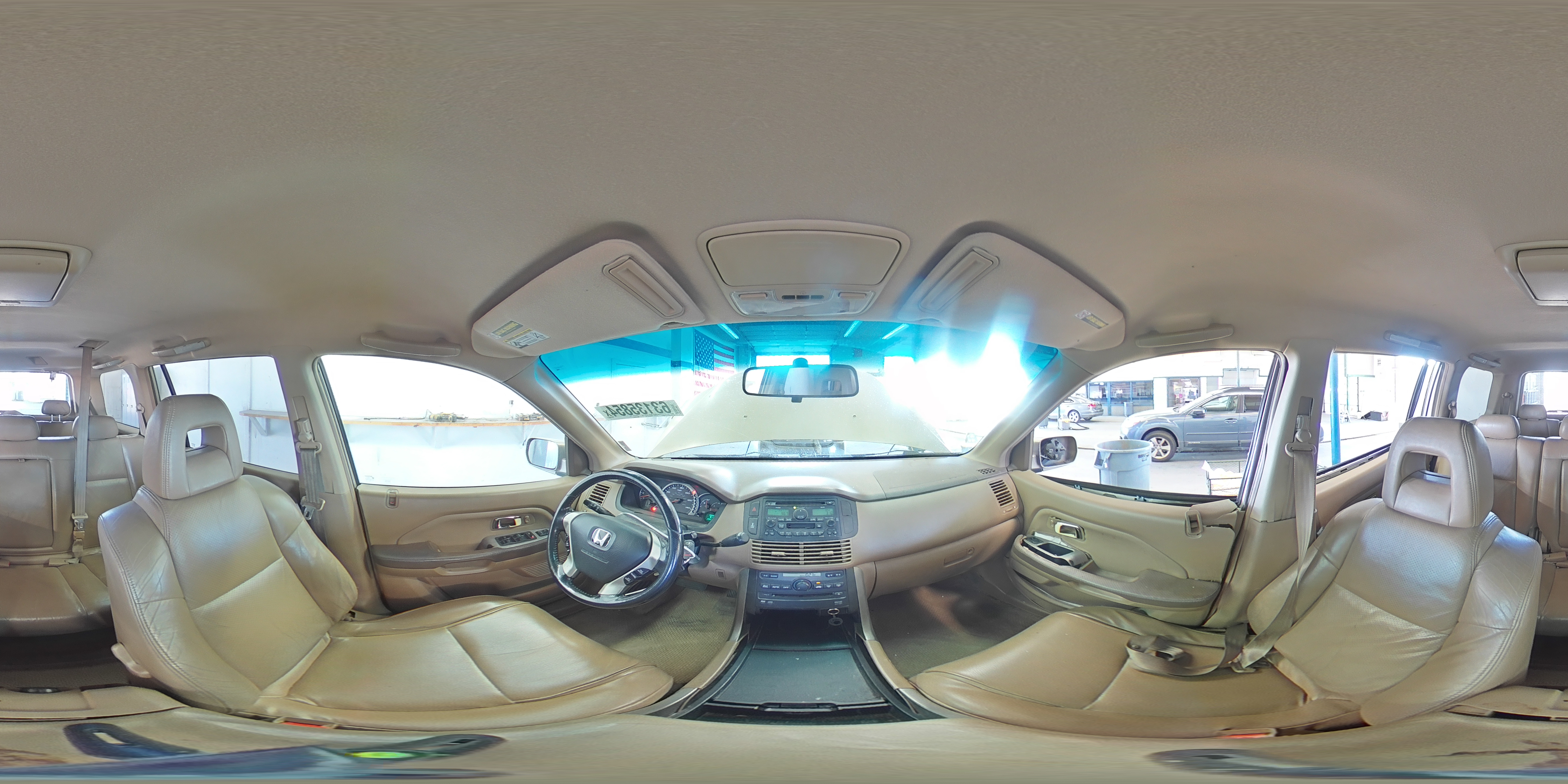 2003 Honda Pilot Exl VIN: 2HKYF18643H595541 Lot: 63135854