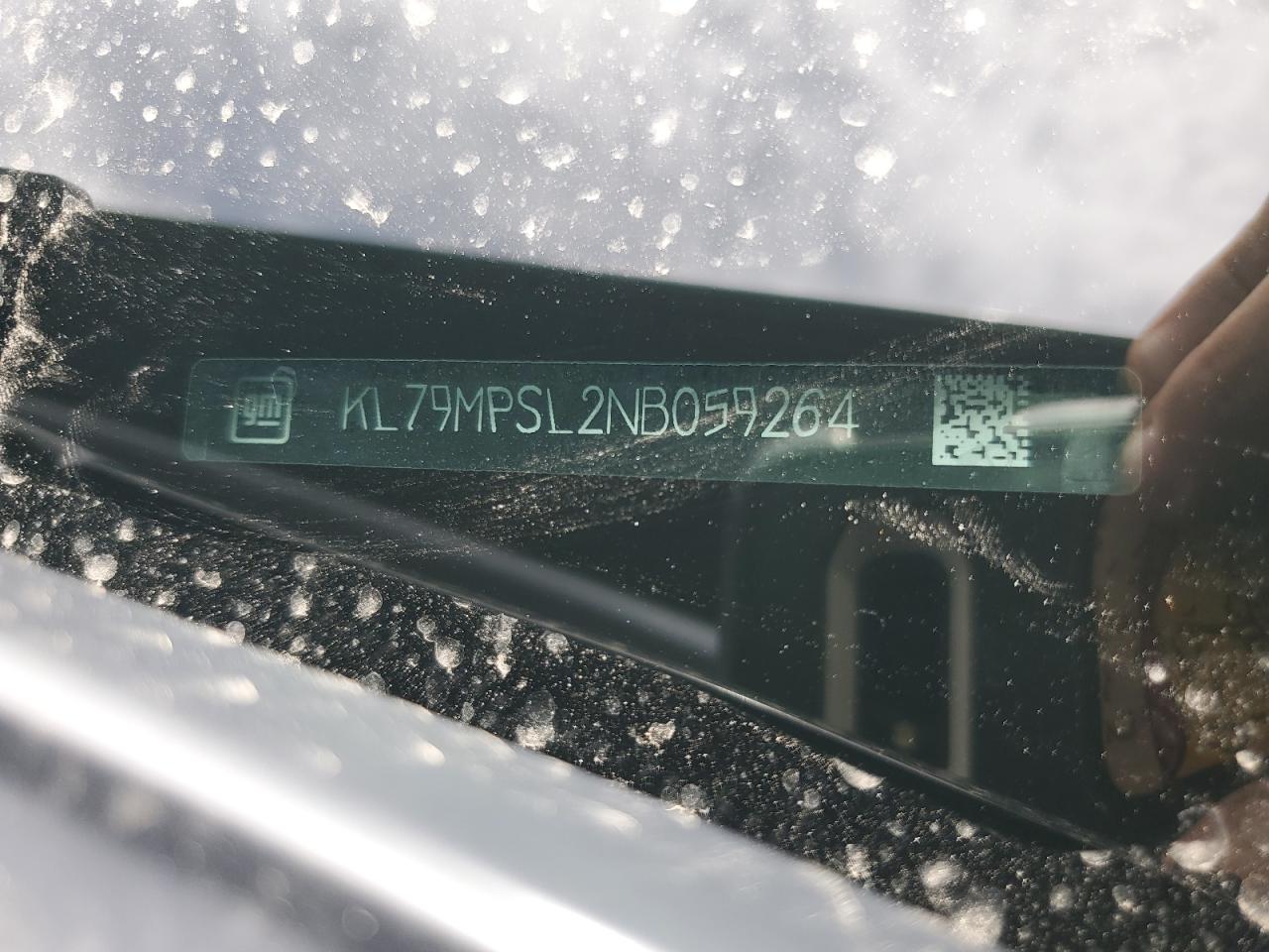 2022 Chevrolet Trailblazer Lt VIN: KL79MPSL2NB059264 Lot: 62523354