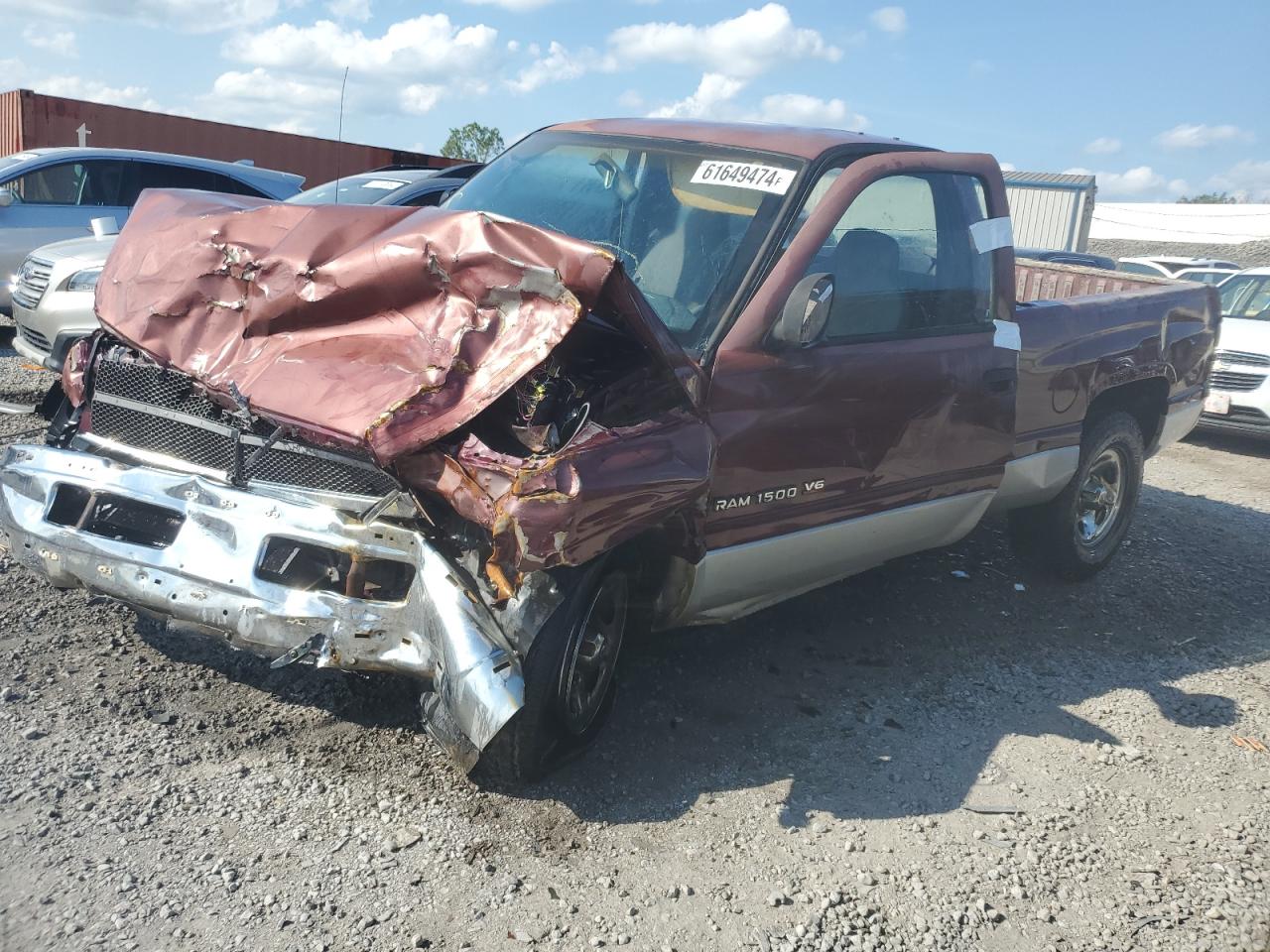 2001 Dodge Ram 1500 VIN: 1B7HC16X31S116478 Lot: 61649474