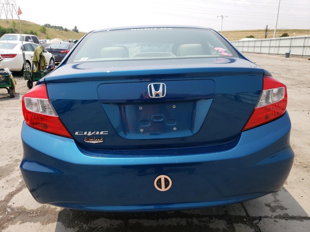 2HGFB2F5XCH556207 2012 Honda Civic Lx