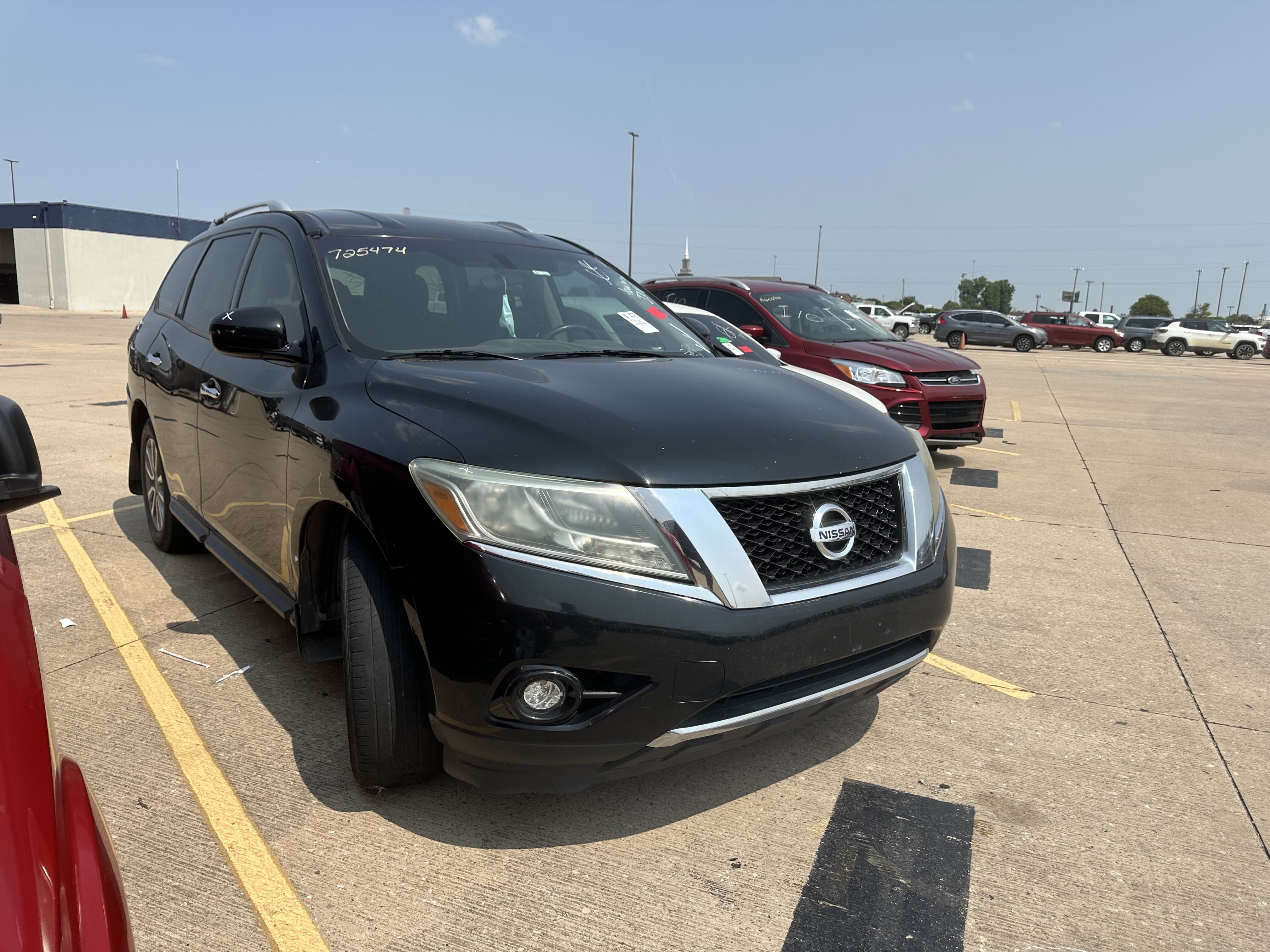 2014 Nissan Pathfinder S vin: 5N1AR2MN1EC725474