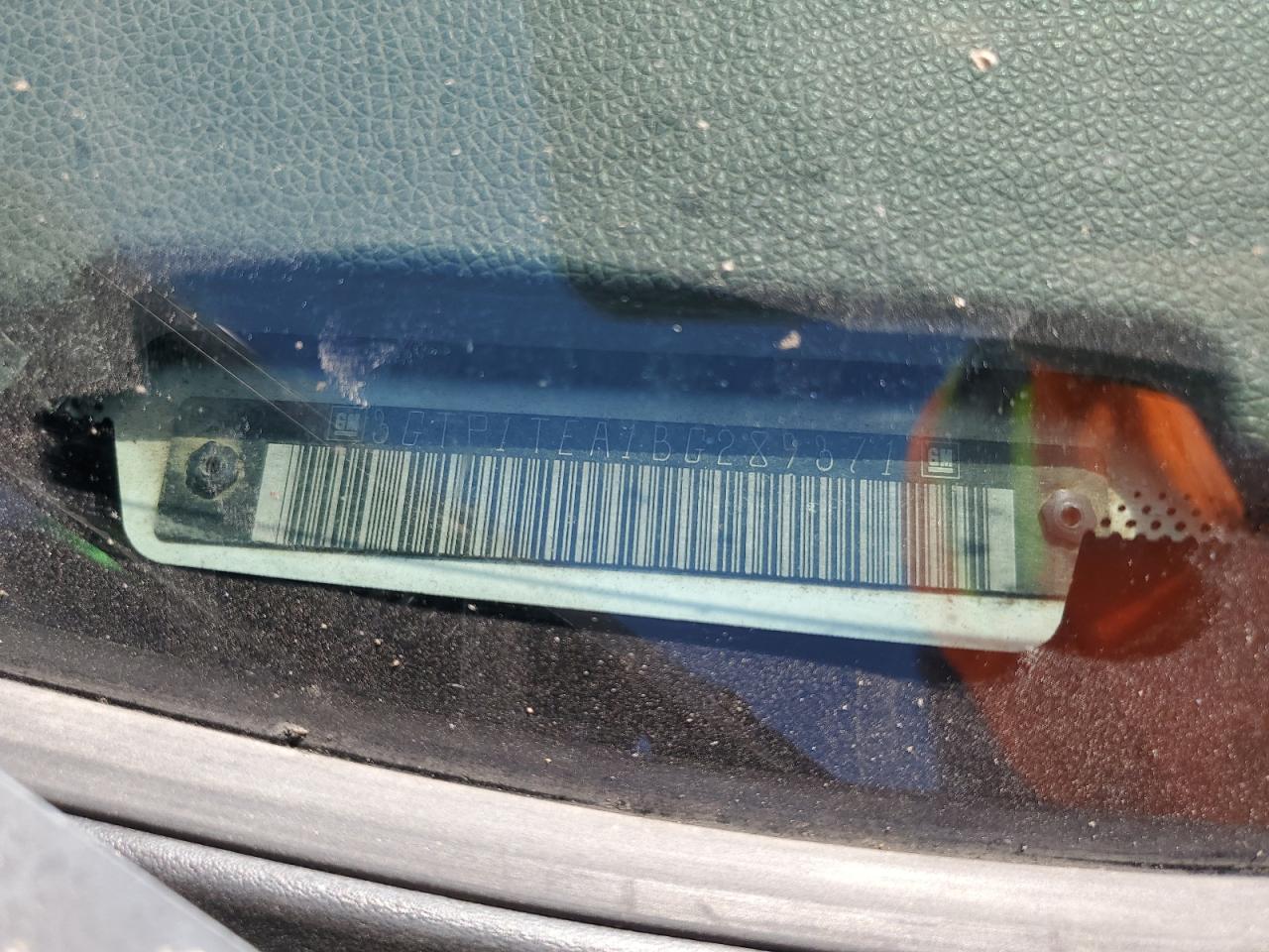 2011 GMC Sierra C1500 VIN: 3GTP1TEA1BG289371 Lot: 58161764