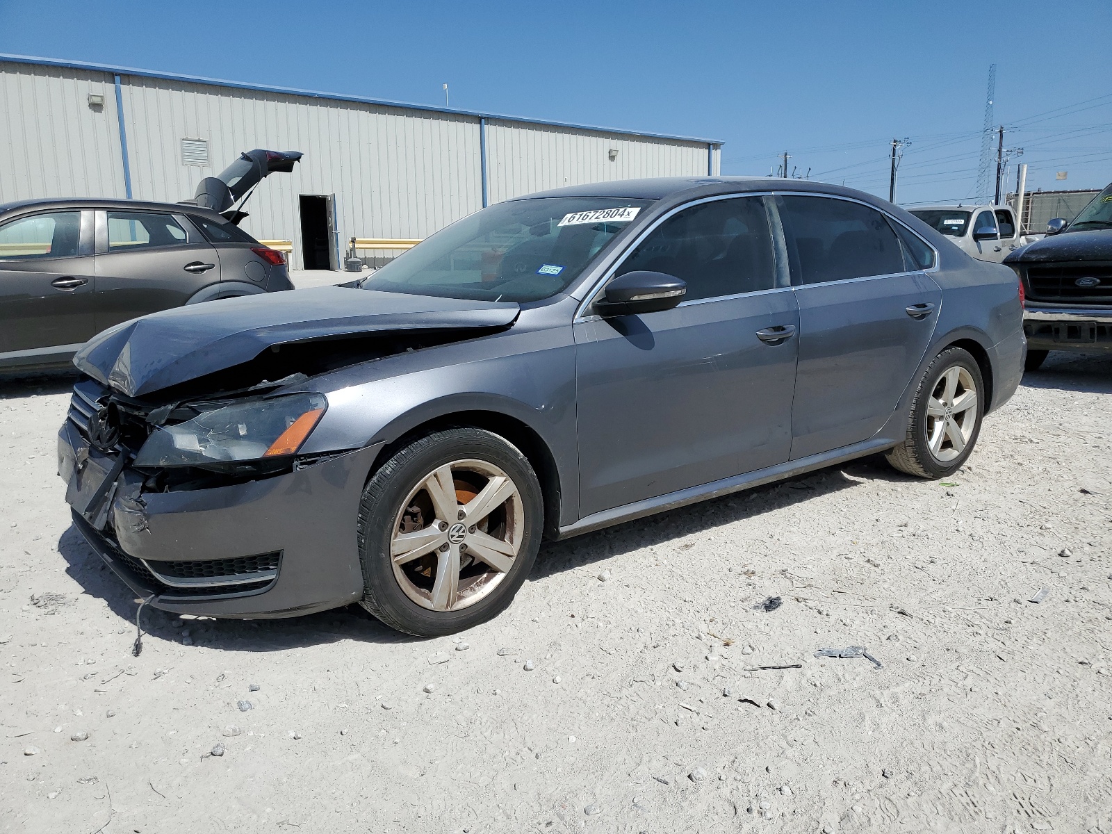 2012 Volkswagen Passat Se vin: 1VWBH7A38CC084670