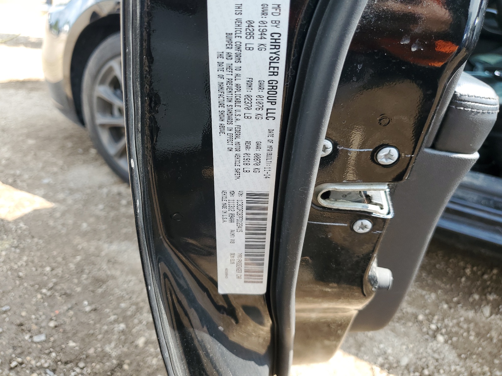 1C3CDFCB7FD123415 2015 Dodge Dart Limited