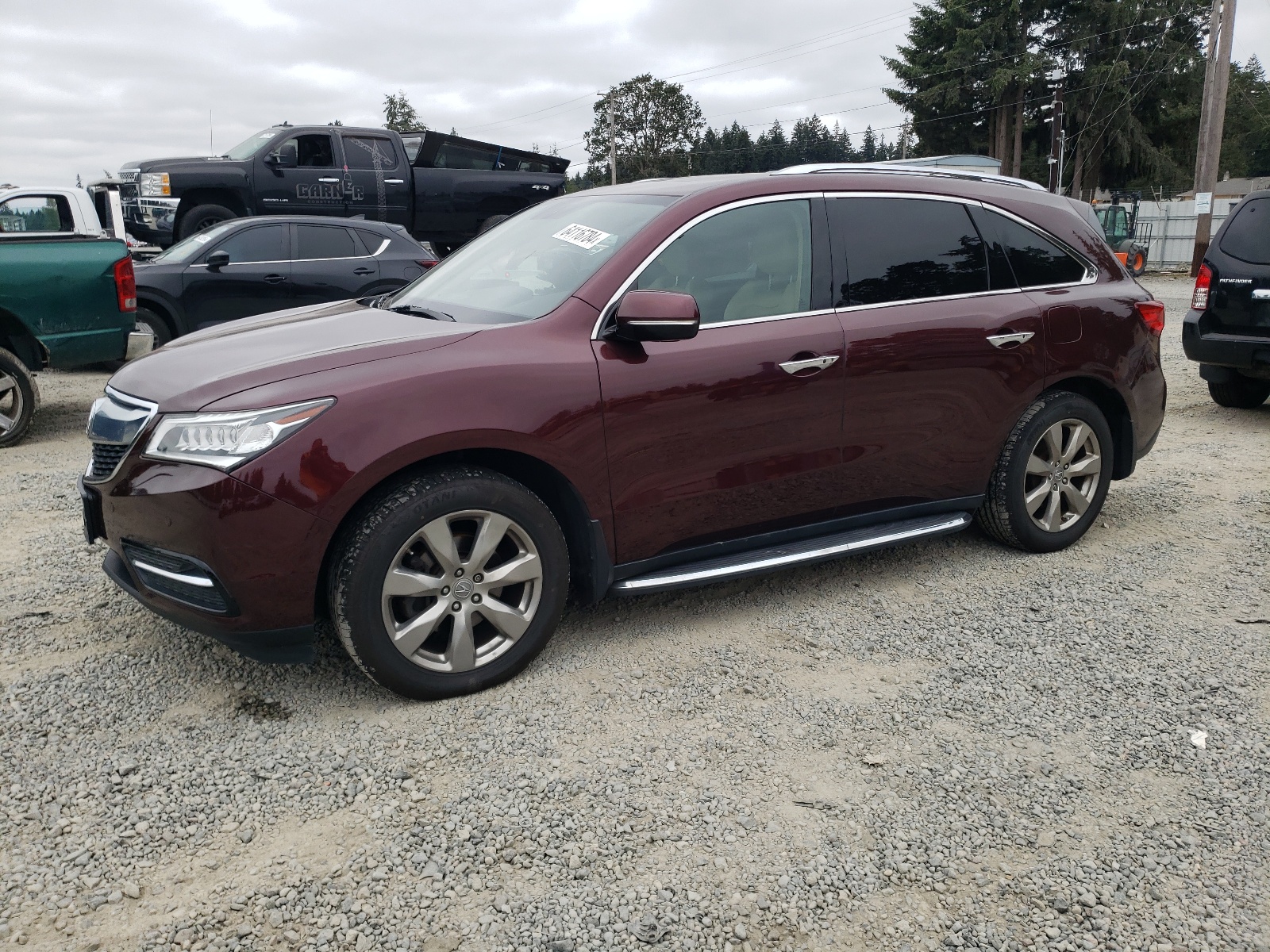 5FRYD4H80EB007157 2014 Acura Mdx Advance