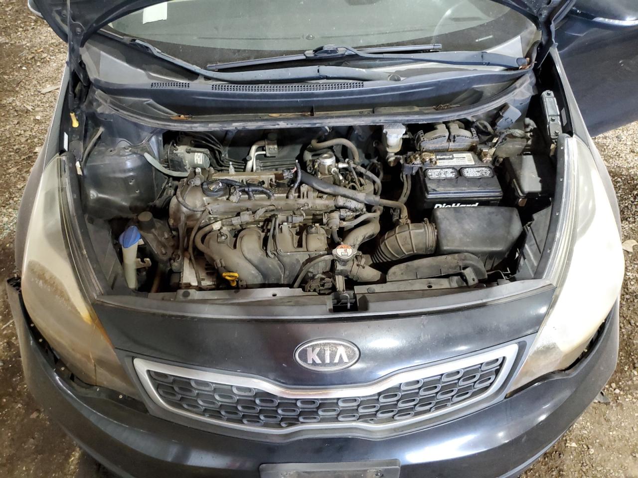 2012 Kia Rio Ex VIN: KNADN4A35C6073611 Lot: 60768114