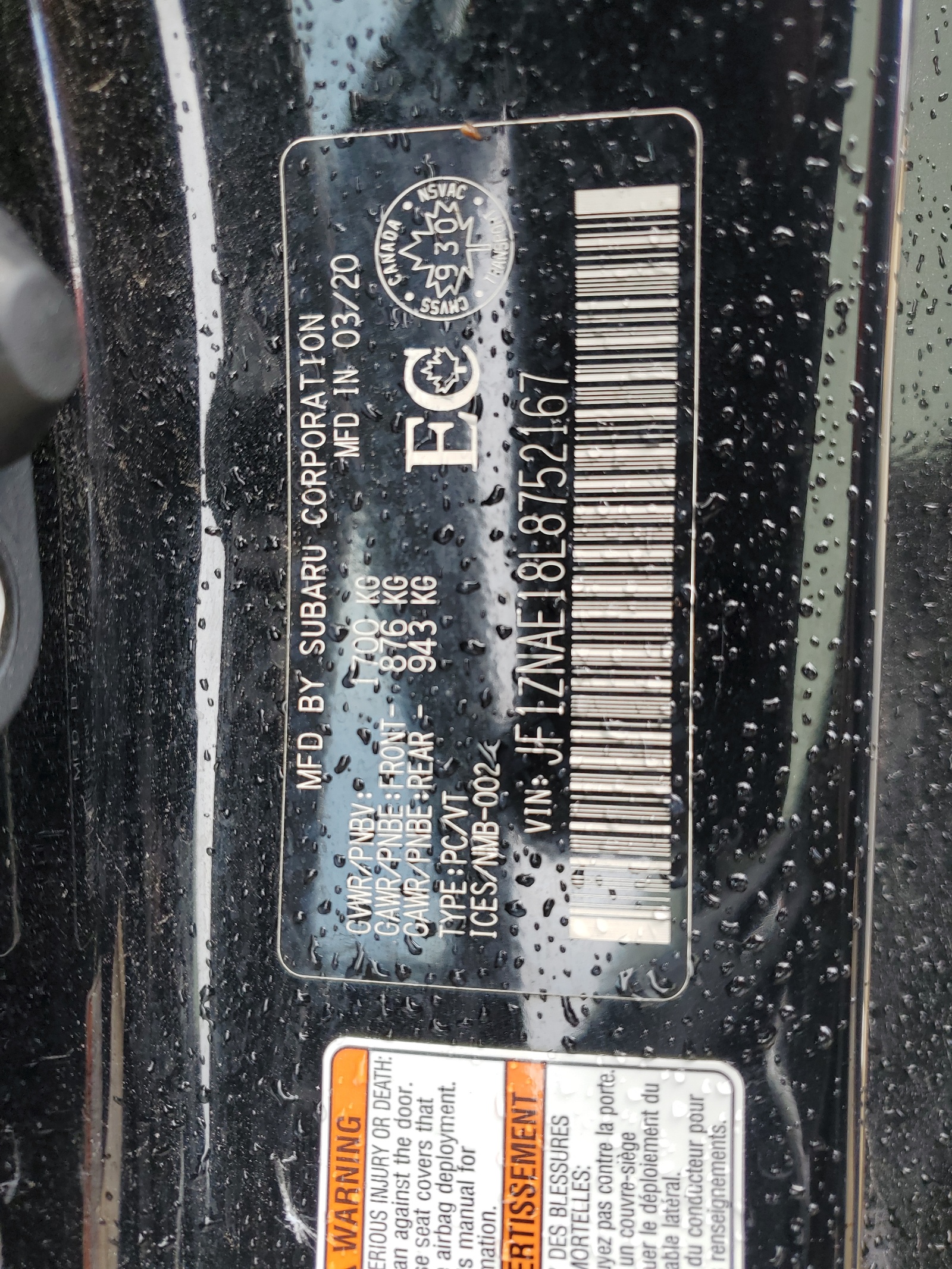 JF1ZNAE18L8752167 2020 Toyota 86 Gt