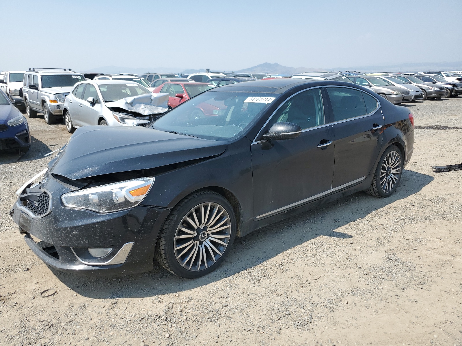 2014 Kia Cadenza Premium vin: KNALN4D77E5128790