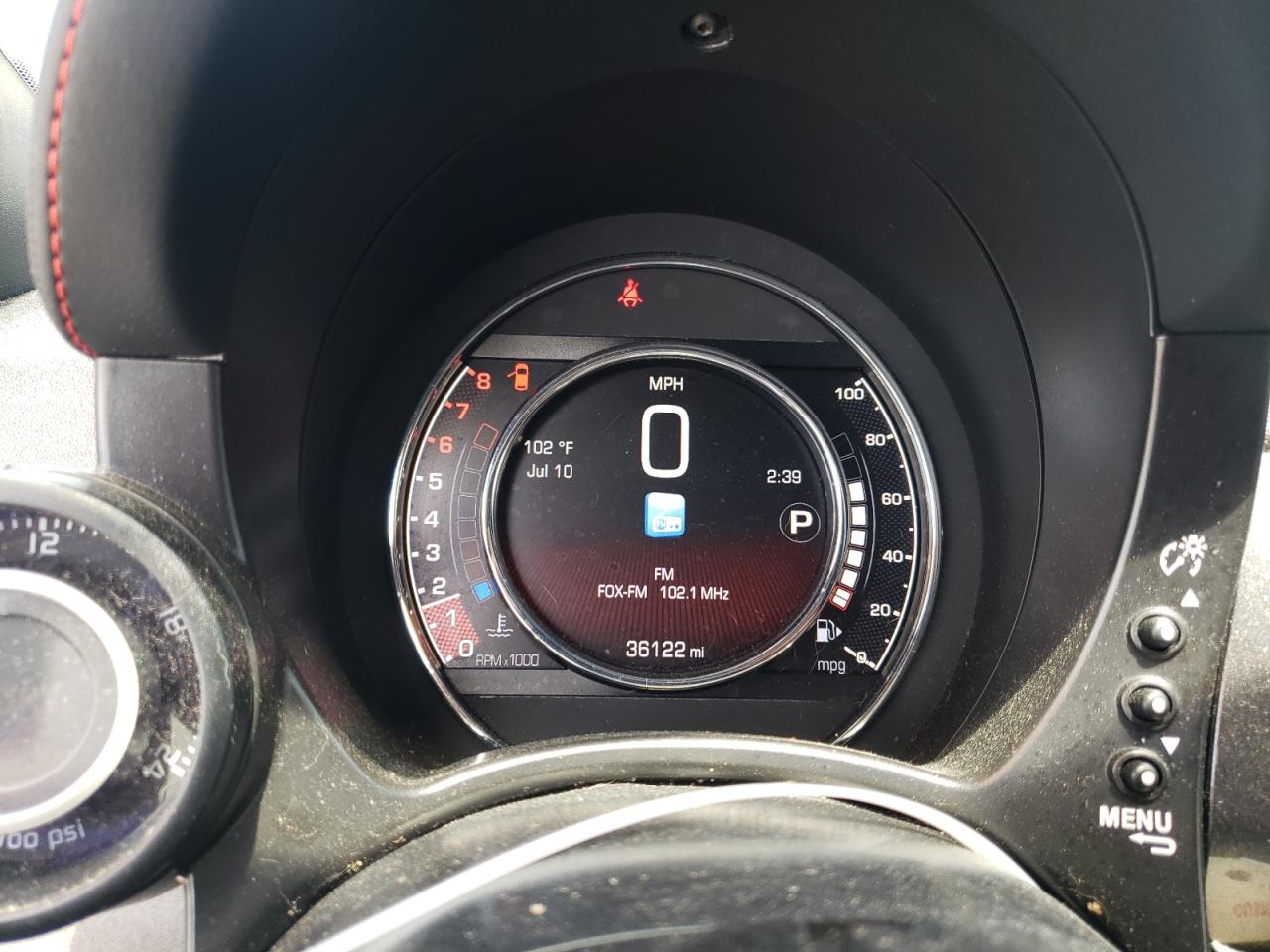 2018 Fiat 500 Abarth VIN: 3C3CFFFH8JT359214 Lot: 61527374