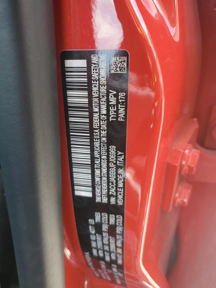 2018 Jeep Renegade Latitude VIN: ZACCJABB9JPJ06969 Lot: 63957274