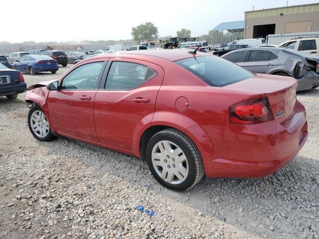 Седани DODGE AVENGER 2013 Червоний