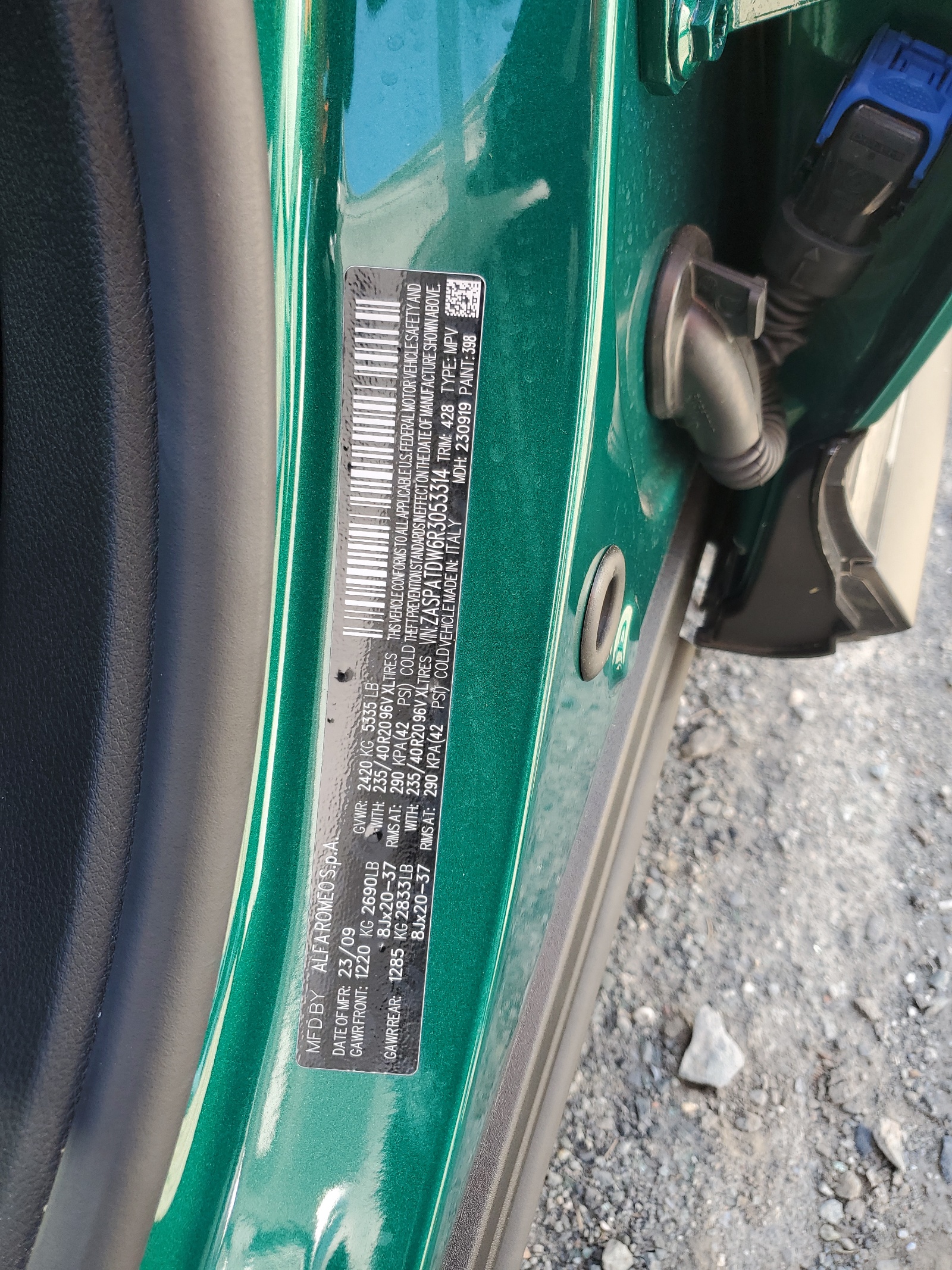 ZASPATDW6R3053314 2024 Alfa Romeo Tonale Veloce