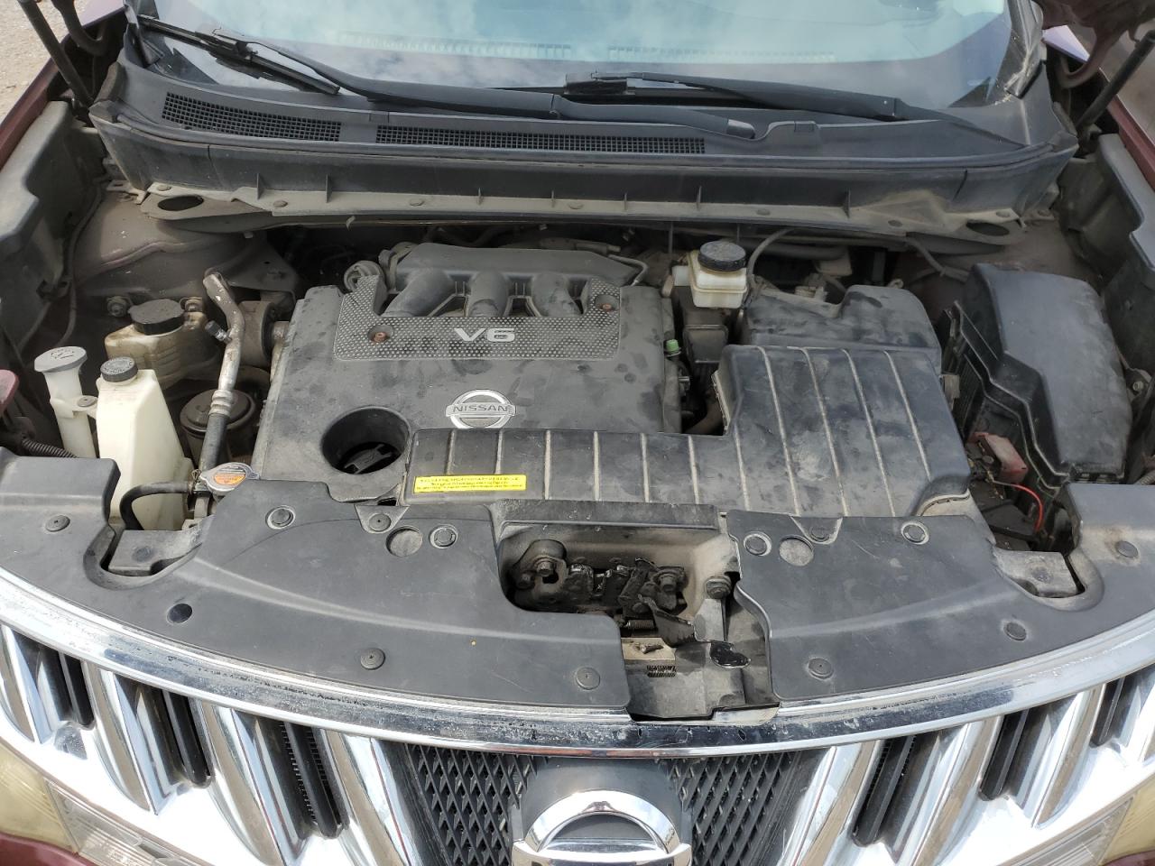 2009 Nissan Murano S VIN: JN8AZ18W89W107904 Lot: 62302144