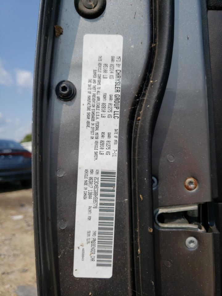 2011 Chrysler 300 Limited VIN: 2C3CA5CG8BH595778 Lot: 64811304