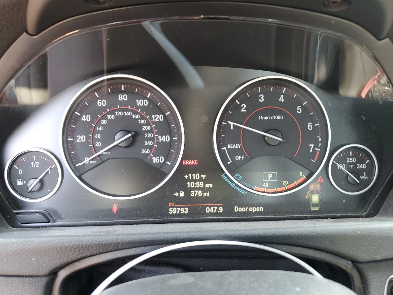 2014 BMW 335 I VIN: WBA3A9C54EF477697 Lot: 63831024