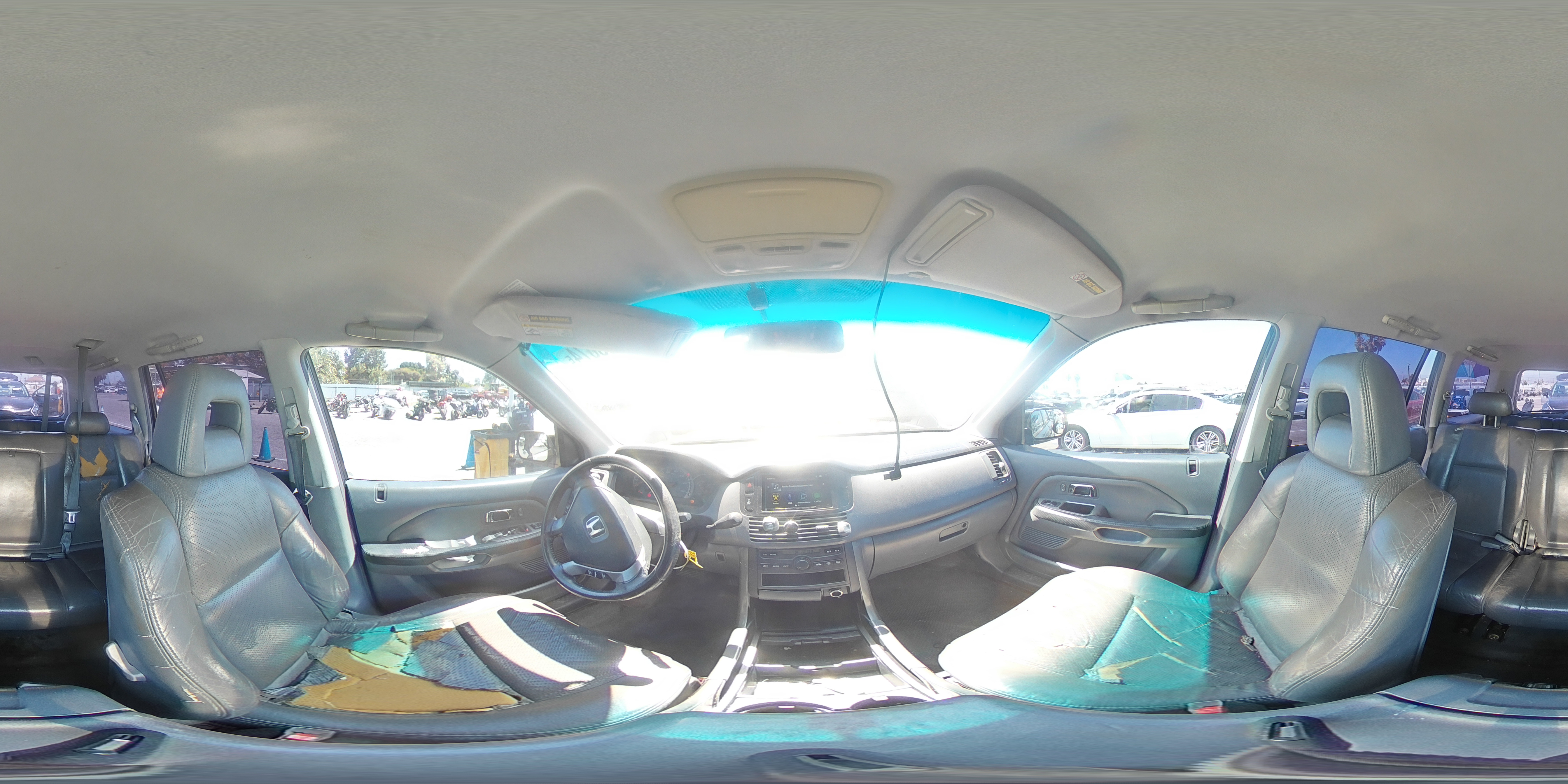 2003 Honda Pilot Exl VIN: 2HKYF18553H552933 Lot: 61453074