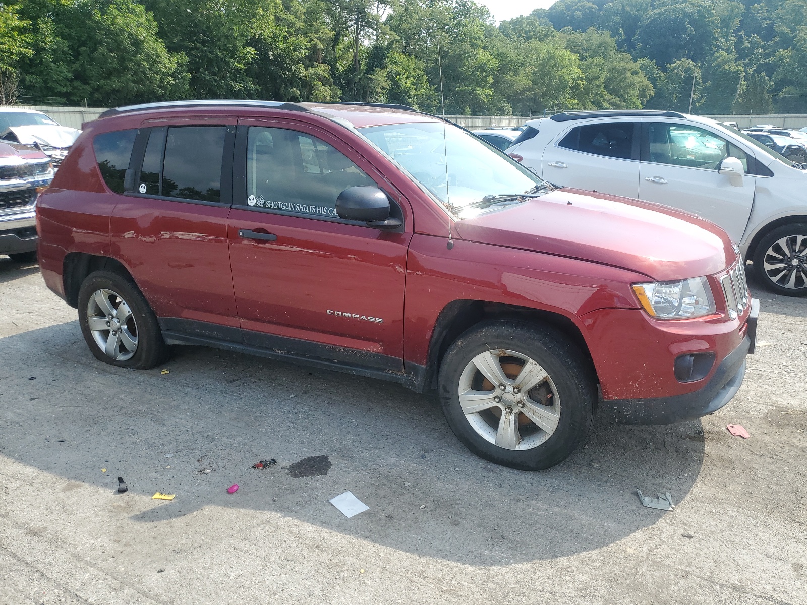 2014 Jeep Compass Sport vin: 1C4NJDBB1ED891523