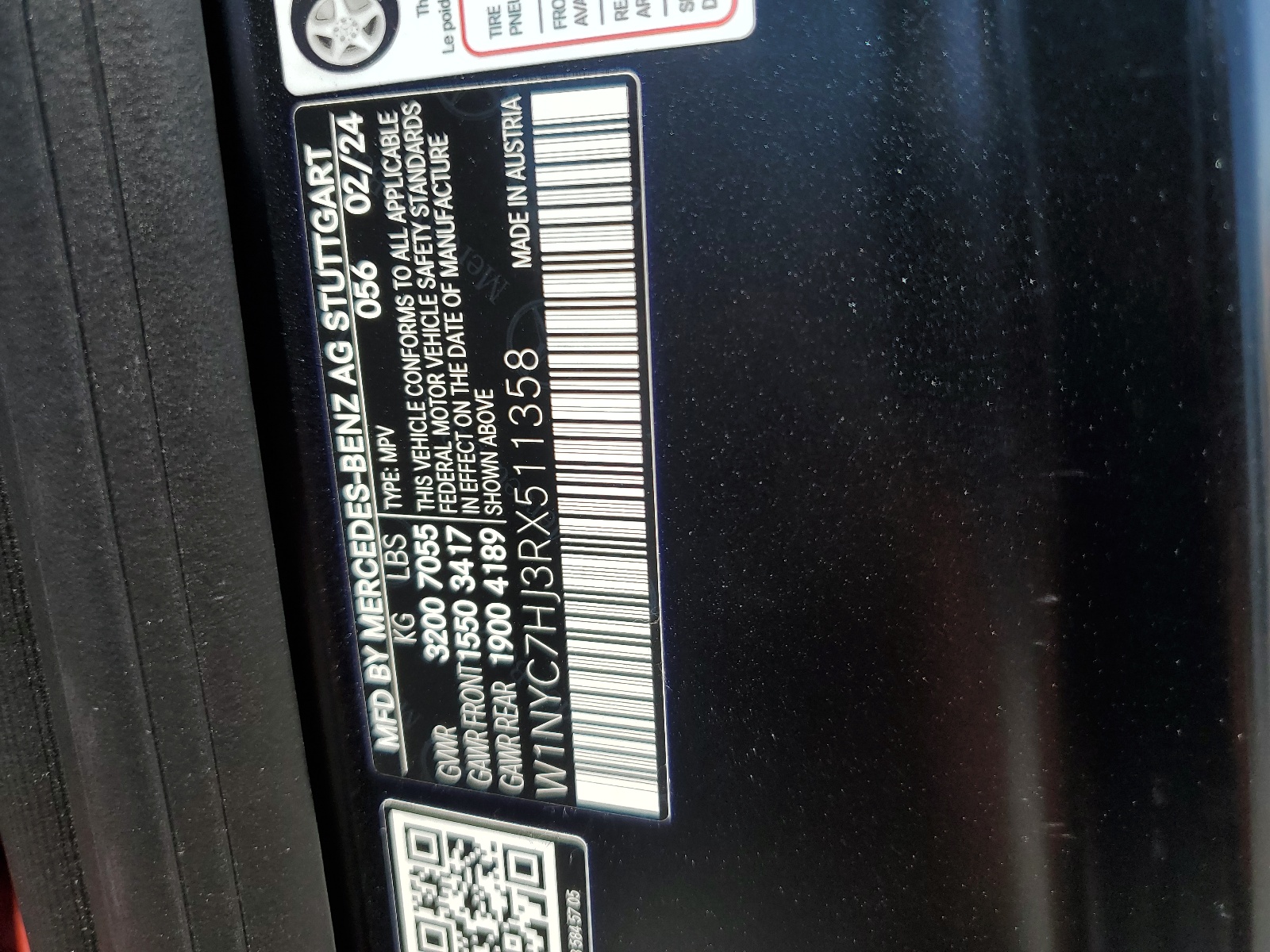 W1NYC7HJ3RX511358 2024 Mercedes-Benz G 63 Amg