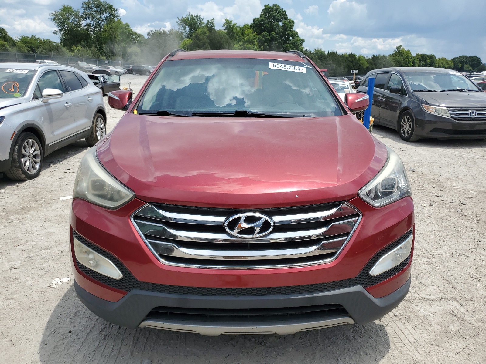 2013 Hyundai Santa Fe Sport vin: 5XYZU3LA4DG099195