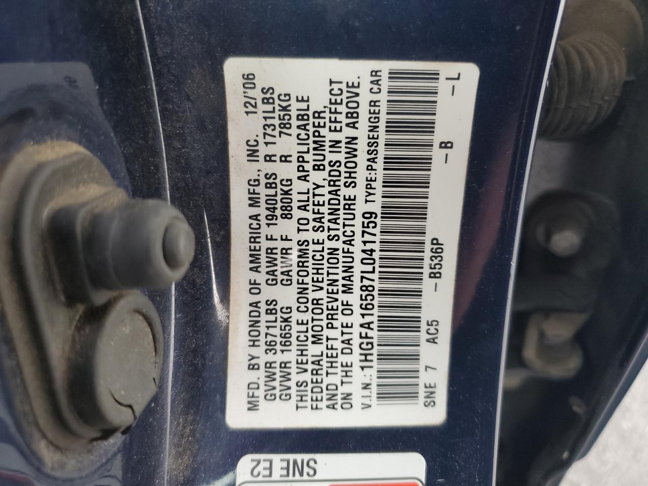 2007 Honda Civic - Image 14