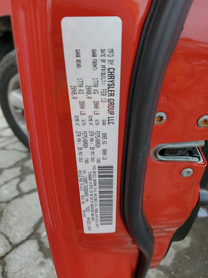 2013 Ram 1500 Slt VIN: 1C6RR7LT0DS620053 Lot: 64666234