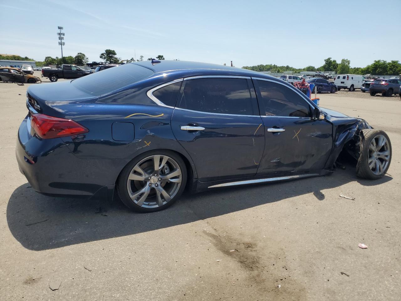 2017 Infiniti Q70L 3.7 VIN: JN1BY1PR6HM210475 Lot: 63503314