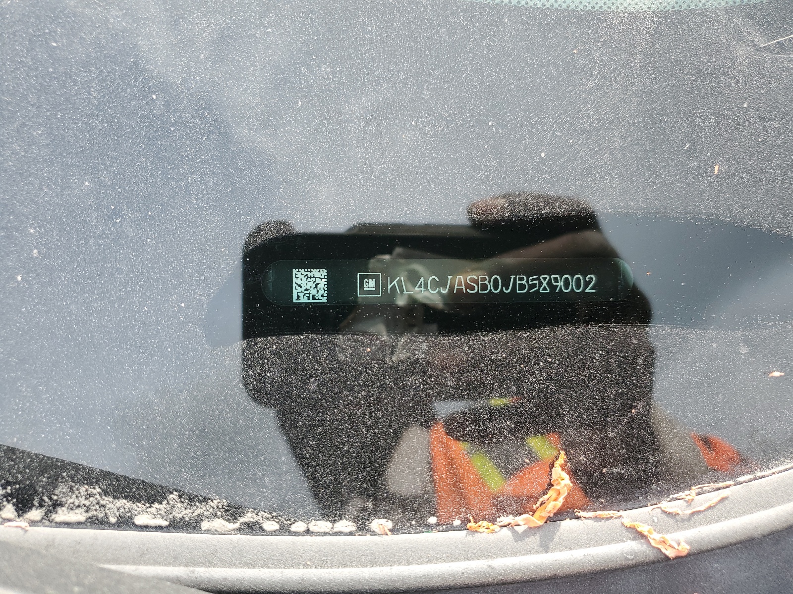 KL4CJASB0JB589002 2018 Buick Encore Preferred