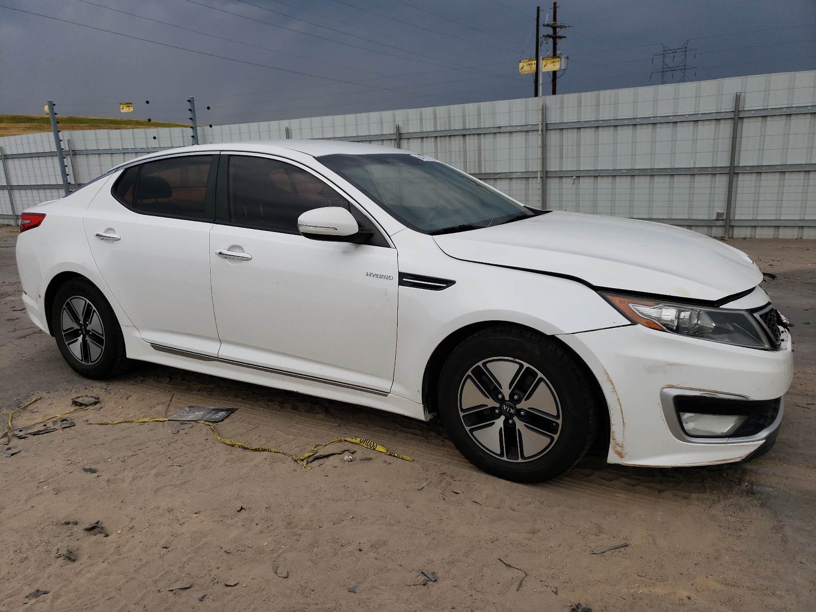 2013 Kia Optima Hybrid vin: KNAGM4AD7D5040349