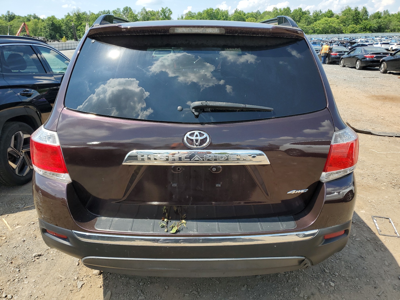 2013 Toyota Highlander Base vin: 5TDBK3EH7DS259056