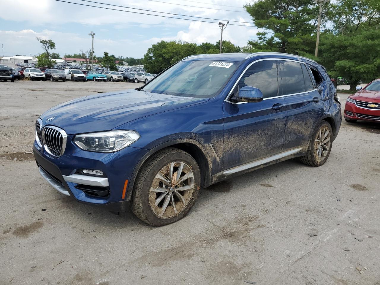 VIN 5UXTR9C56KLR04031 2019 BMW X3 no.1