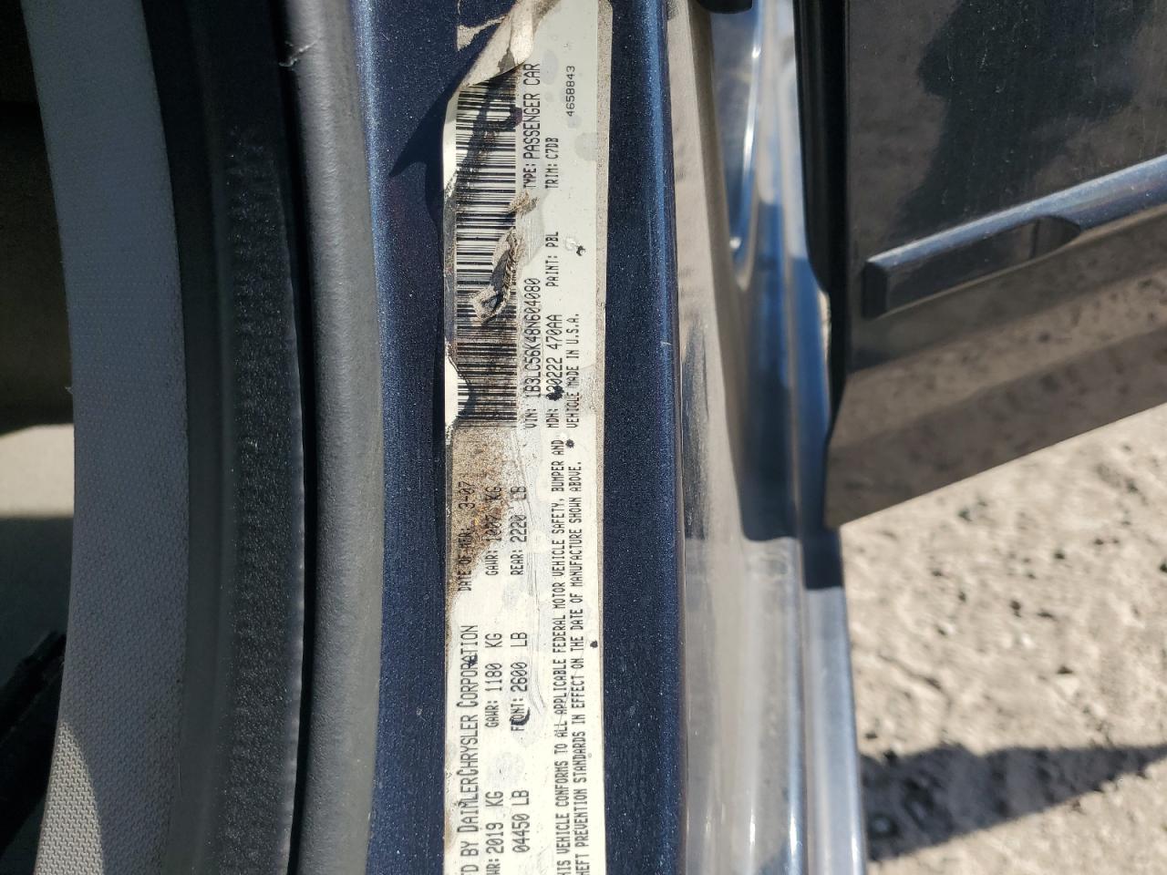 2008 Dodge Avenger Sxt VIN: 1B3LC56K48N604080 Lot: 62800914