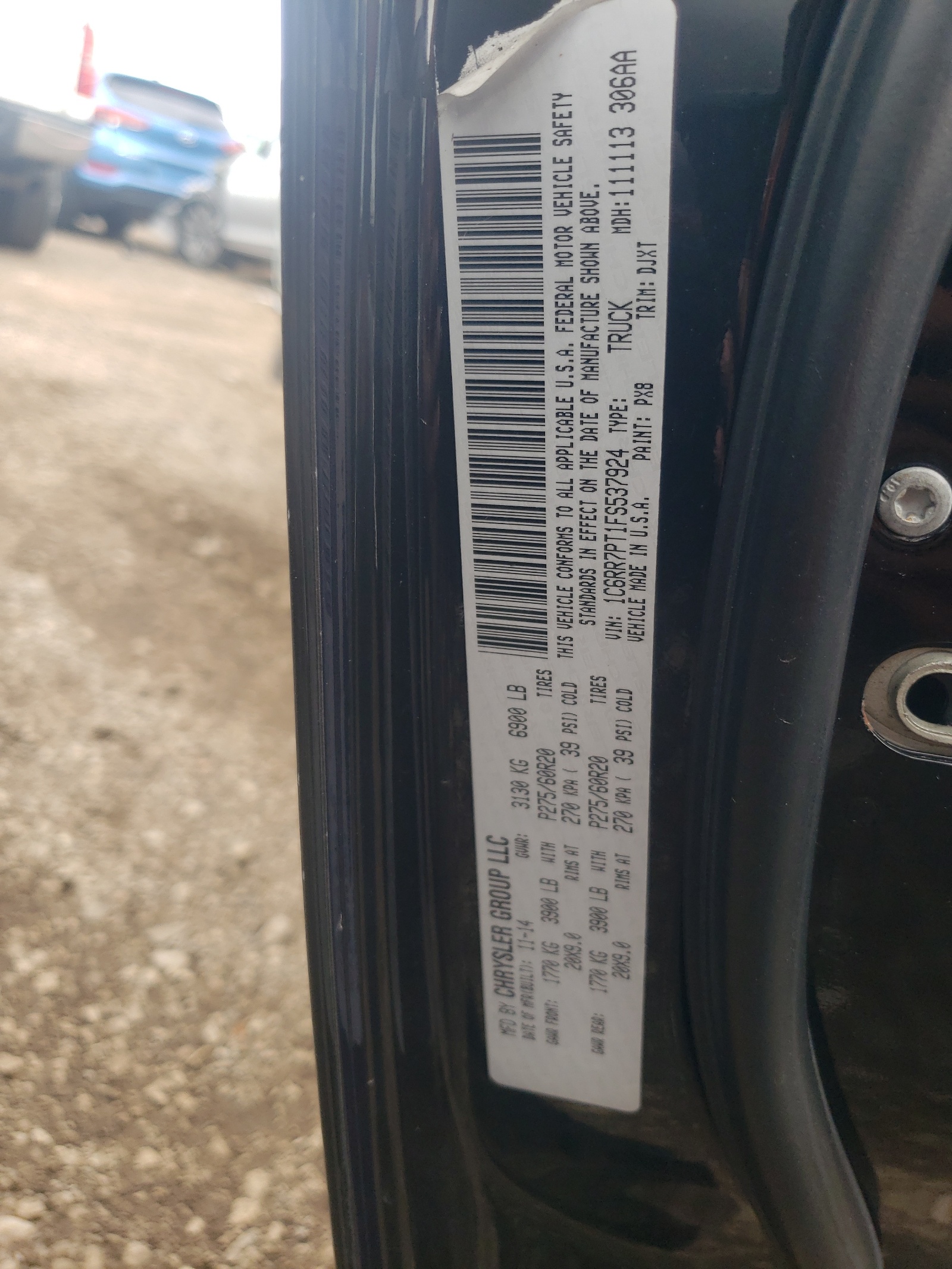 1C6RR7PT1FS537924 2015 Ram 1500 Longhorn